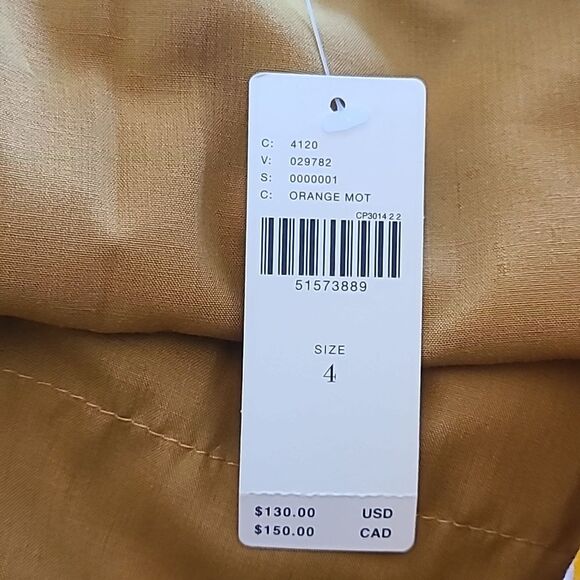 Anthropologie Mavis Tiered Floral Midi Skirt Yellow & Orange Size 4 - Picture 10 of 13